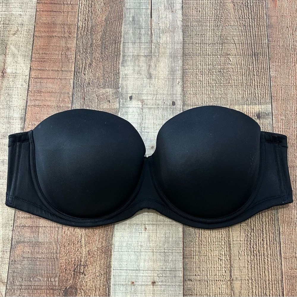 Wacoal 42DDD Red Carpet Strapless Wire Bra 854119 Black Size Underwire